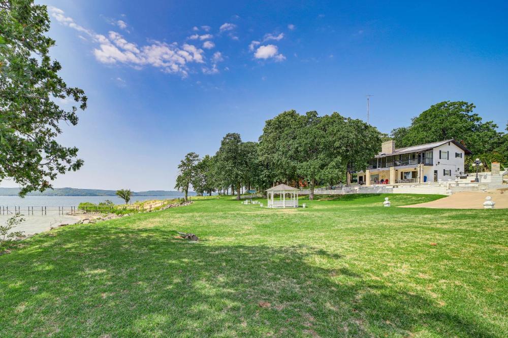 Lakefront Eufaula Escape with Dock and Private Beach!
